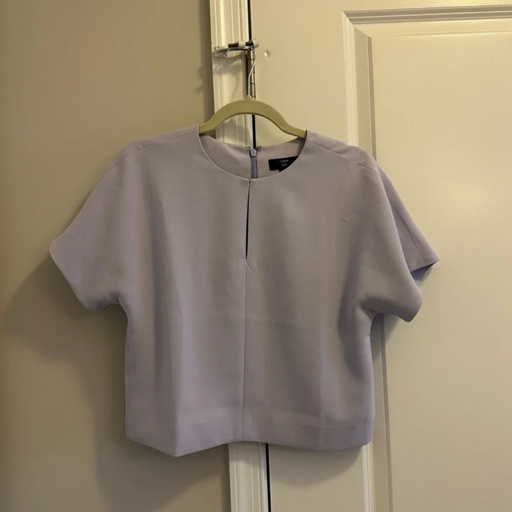 J. Crew Light Purple Women's Blouse Size 4